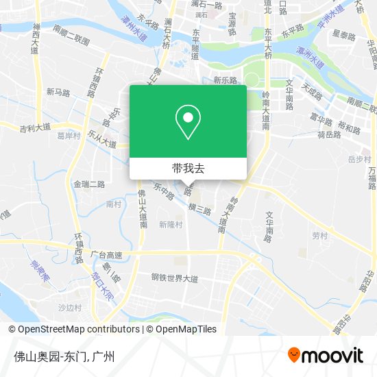 佛山奥园-东门地图