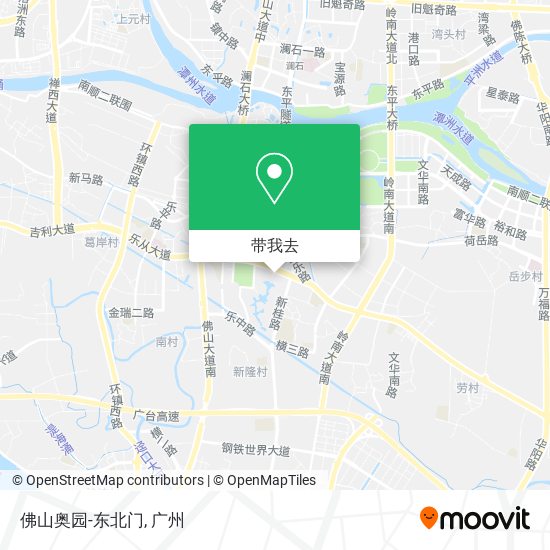 佛山奥园-东北门地图