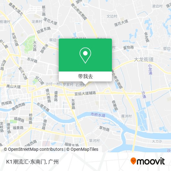 K1潮流汇-东南门地图