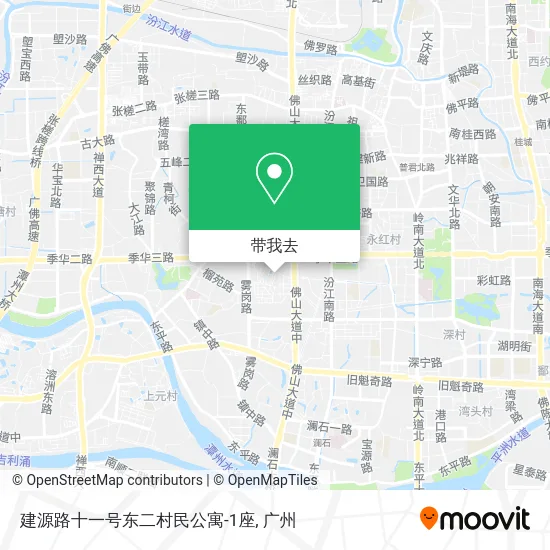 建源路十一号东二村民公寓-1座地图