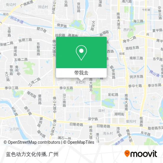 蓝色动力文化传播地图