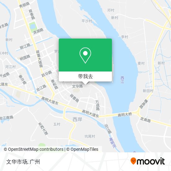 文华市场地图