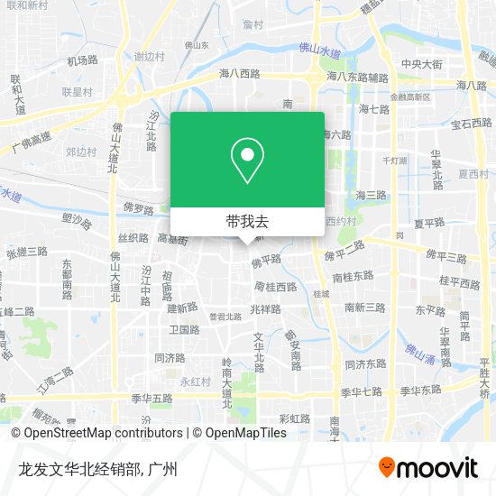 龙发文华北经销部地图