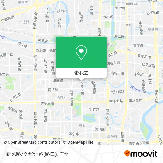 新风路/文华北路(路口)地图