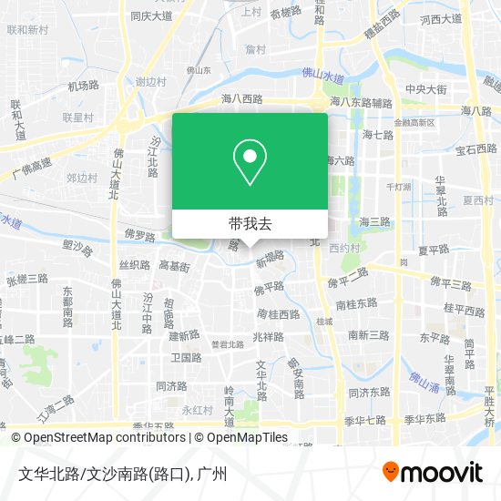 文华北路/文沙南路(路口)地图