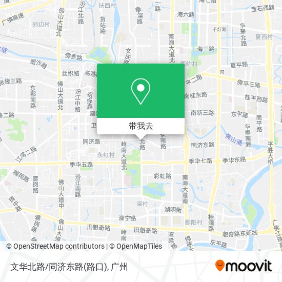 文华北路/同济东路(路口)地图