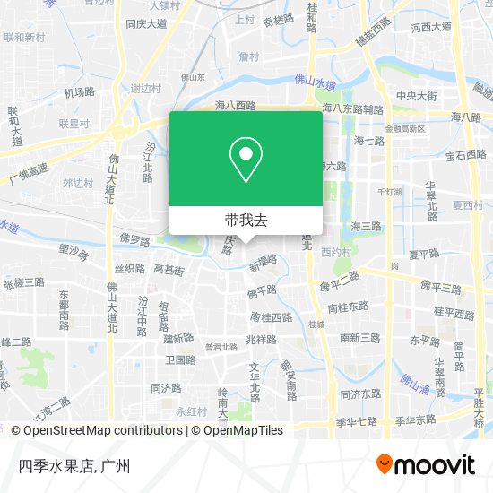 四季水果店地图