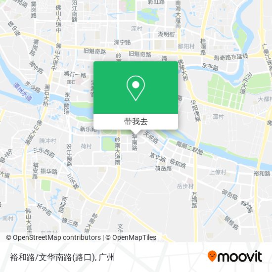 裕和路/文华南路(路口)地图