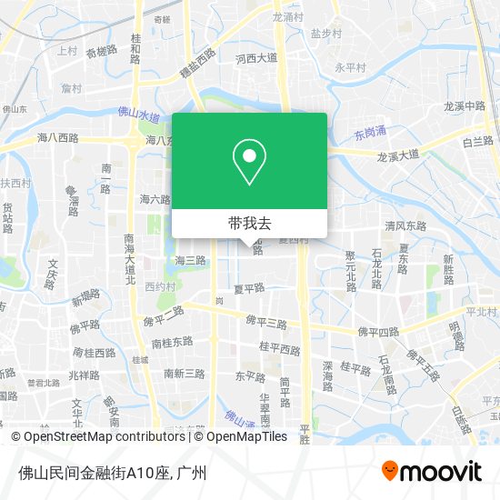 佛山民间金融街A10座地图