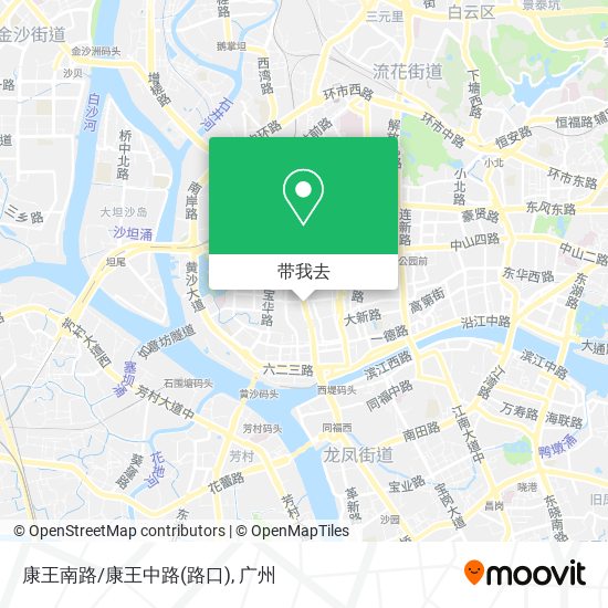 康王南路/康王中路(路口)地图