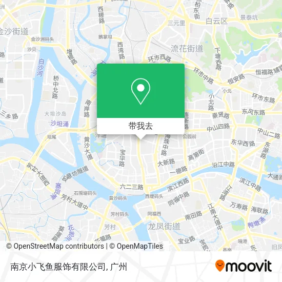 南京小飞鱼服饰有限公司地图