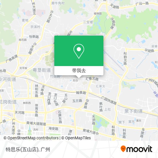 特思乐(五山店)地图