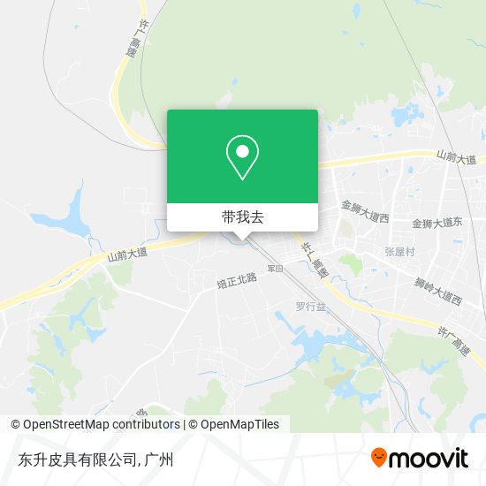 东升皮具有限公司地图