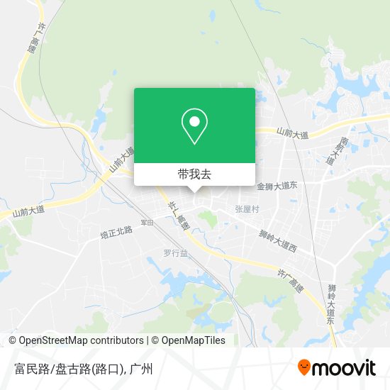 富民路/盘古路(路口)地图