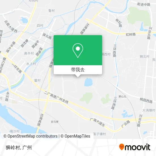 狮岭村地图