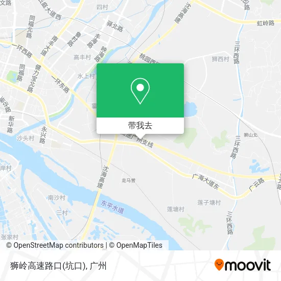 狮岭高速路口(坑口)地图