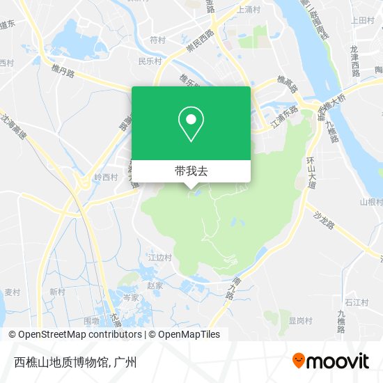 西樵山地质博物馆地图