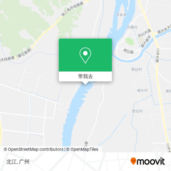 北江地图