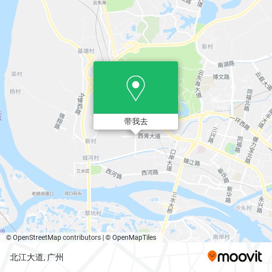 北江大道地图