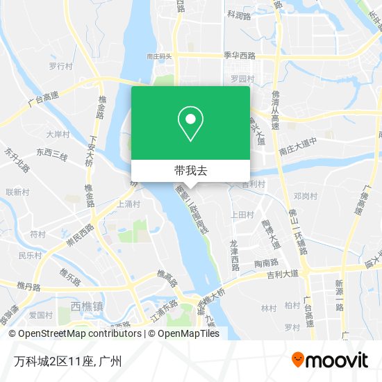 万科城2区11座地图