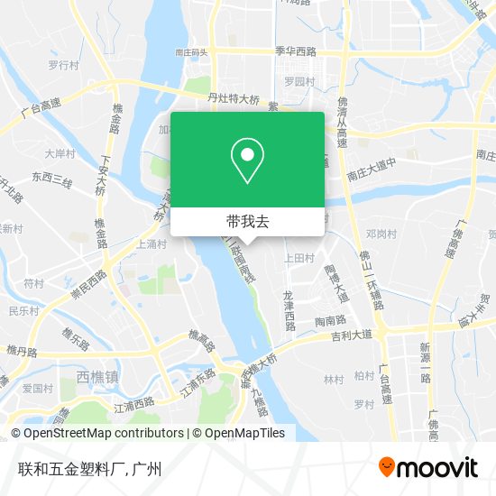 联和五金塑料厂地图