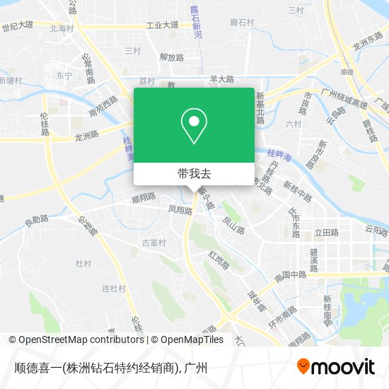 顺德喜一(株洲钻石特约经销商)地图