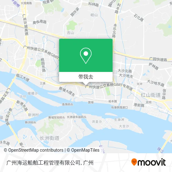 广州海运船舶工程管理有限公司地图