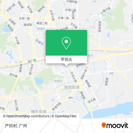 严田村地图