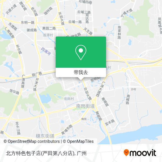北方特色包子店(严田第八分店)地图