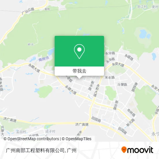 广州南部工程塑料有限公司地图