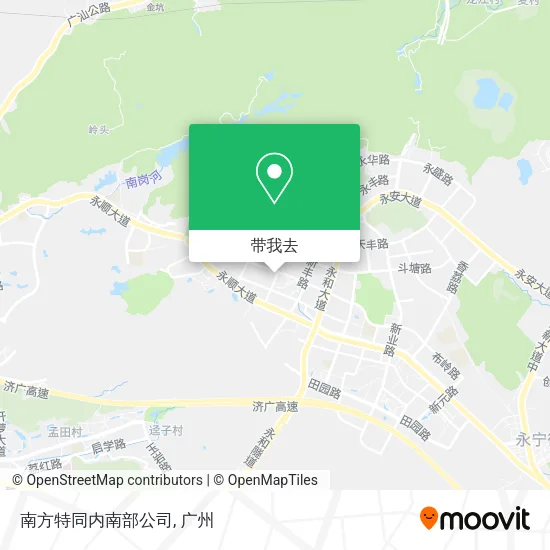 南方特同内南部公司地图