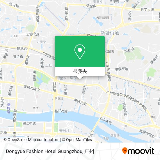 Dongyue Fashion Hotel Guangzhou地图