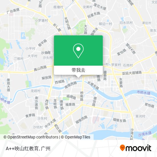 A++映山红教育地图