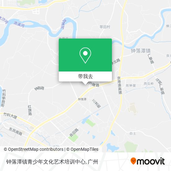 钟落潭镇青少年文化艺术培训中心地图