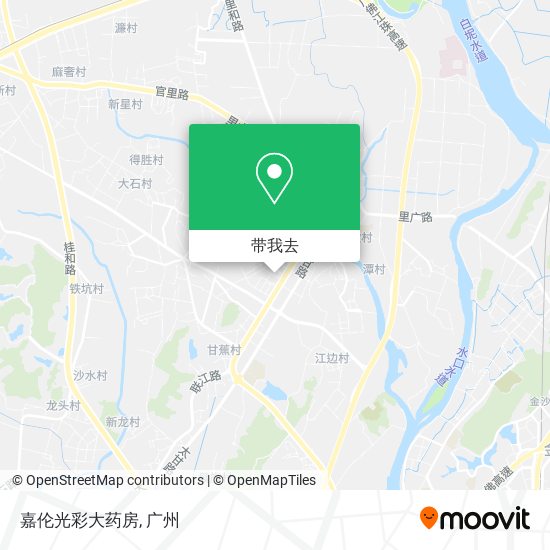 嘉伦光彩大药房地图
