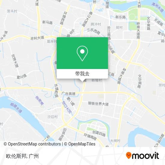 欧伦斯邦地图