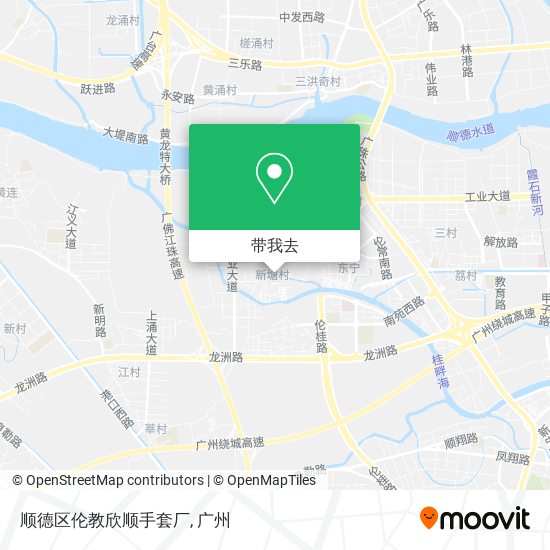 顺德区伦教欣顺手套厂地图