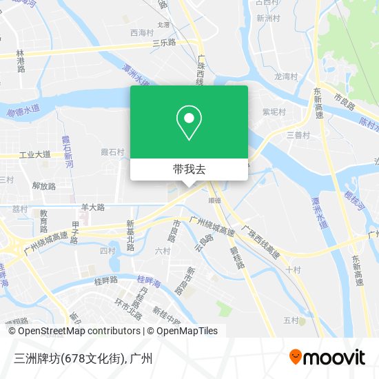 三洲牌坊(678文化街)地图