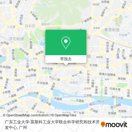 广东工业大学-莫斯科工业大学联合科学研究和技术开发中心地图