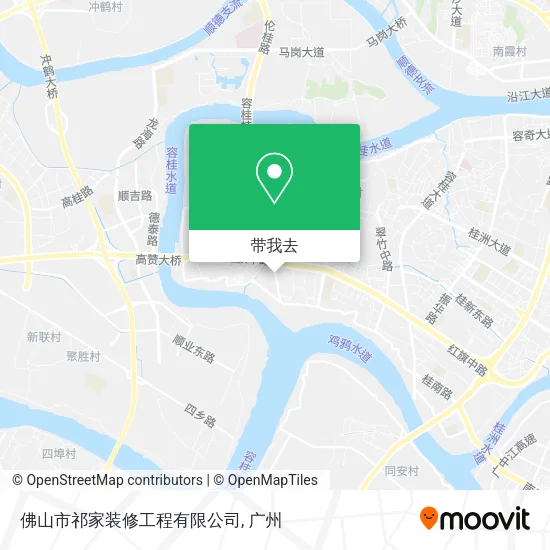 佛山市祁家装修工程有限公司地图
