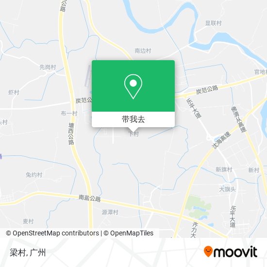 梁村地图
