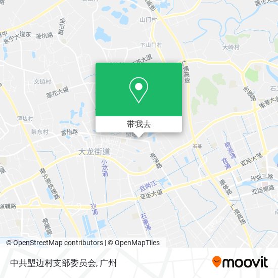 中共塱边村支部委员会地图