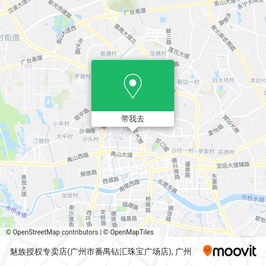 魅族授权专卖店(广州市番禺钻汇珠宝广场店)地图