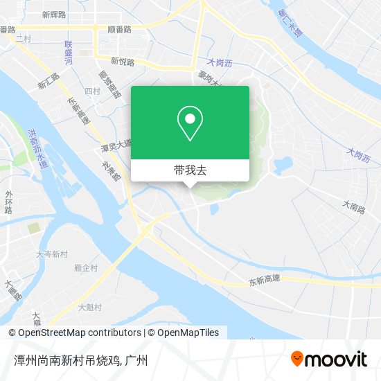 潭州尚南新村吊烧鸡地图