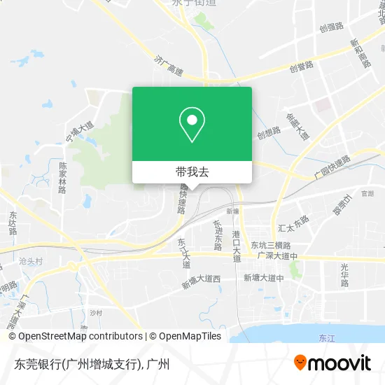 东莞银行(广州增城支行)地图