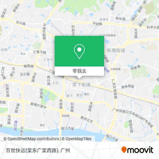 百世快运(棠东广棠西路)地图