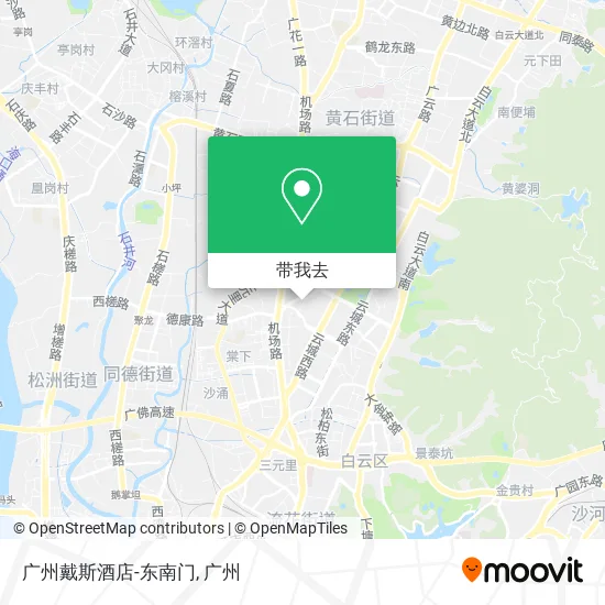 广州戴斯酒店-东南门地图