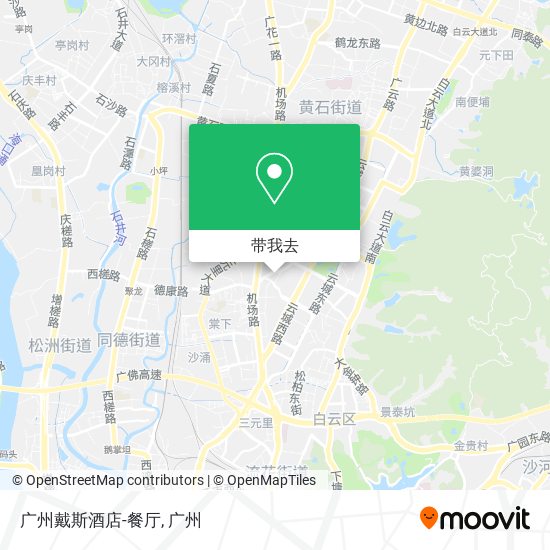 广州戴斯酒店-餐厅地图
