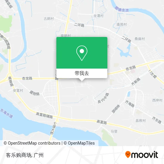 客乐购商场地图