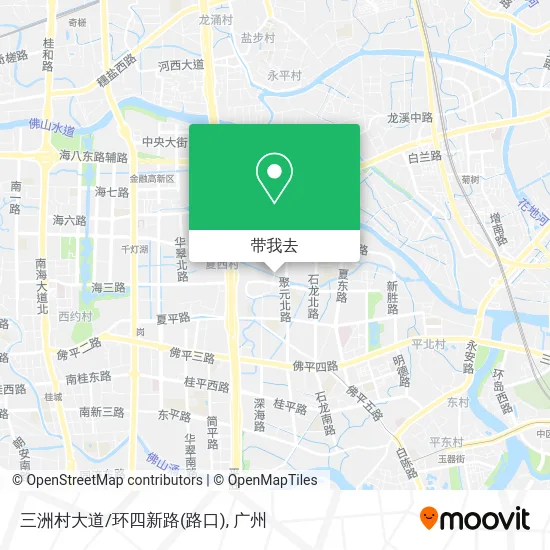 三洲村大道/环四新路(路口)地图